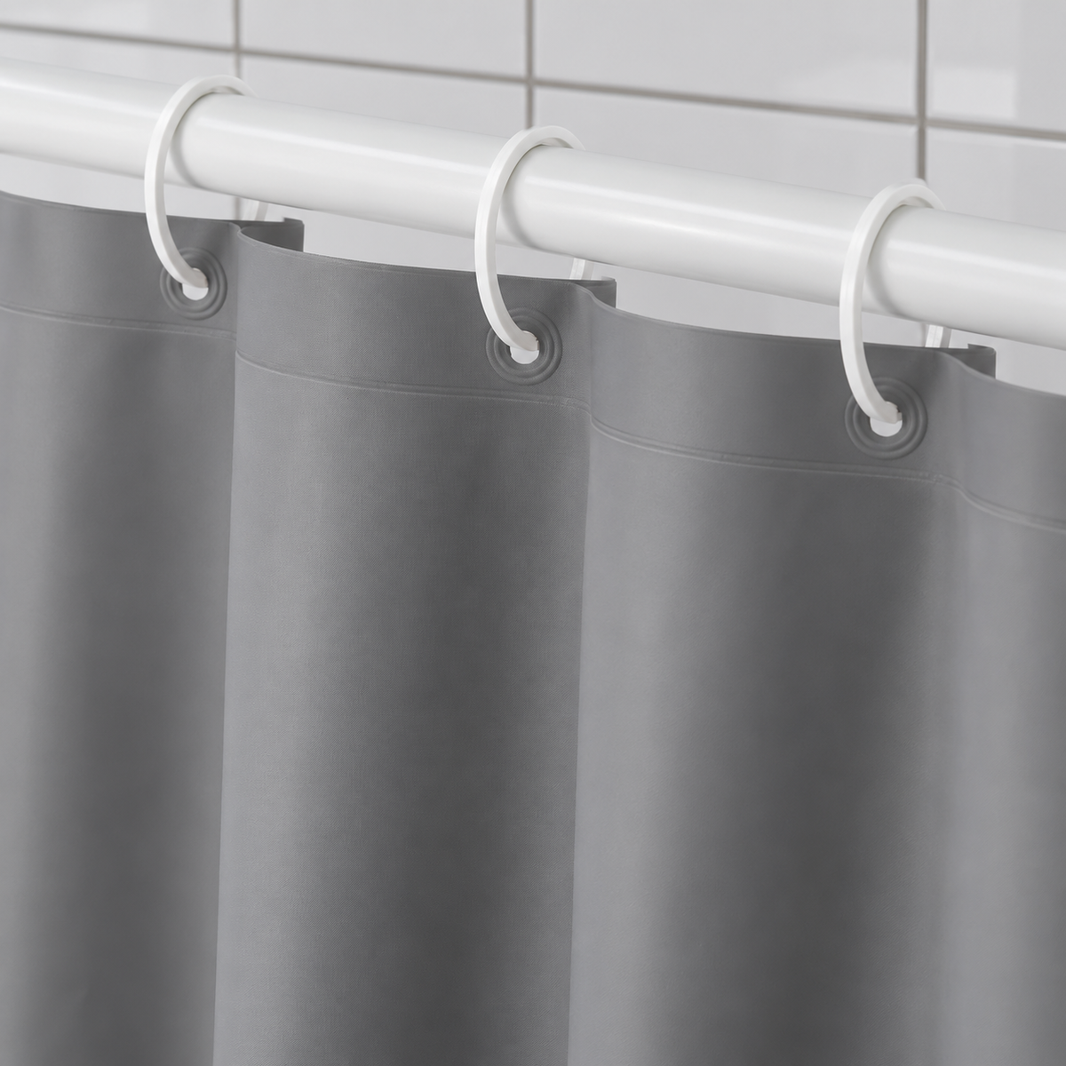 Detail eines enthaltenen Artikels aus: Bad-Set: Duschvorhang mit Badematte. Die Hauptansicht zeigt das vollständige Set.