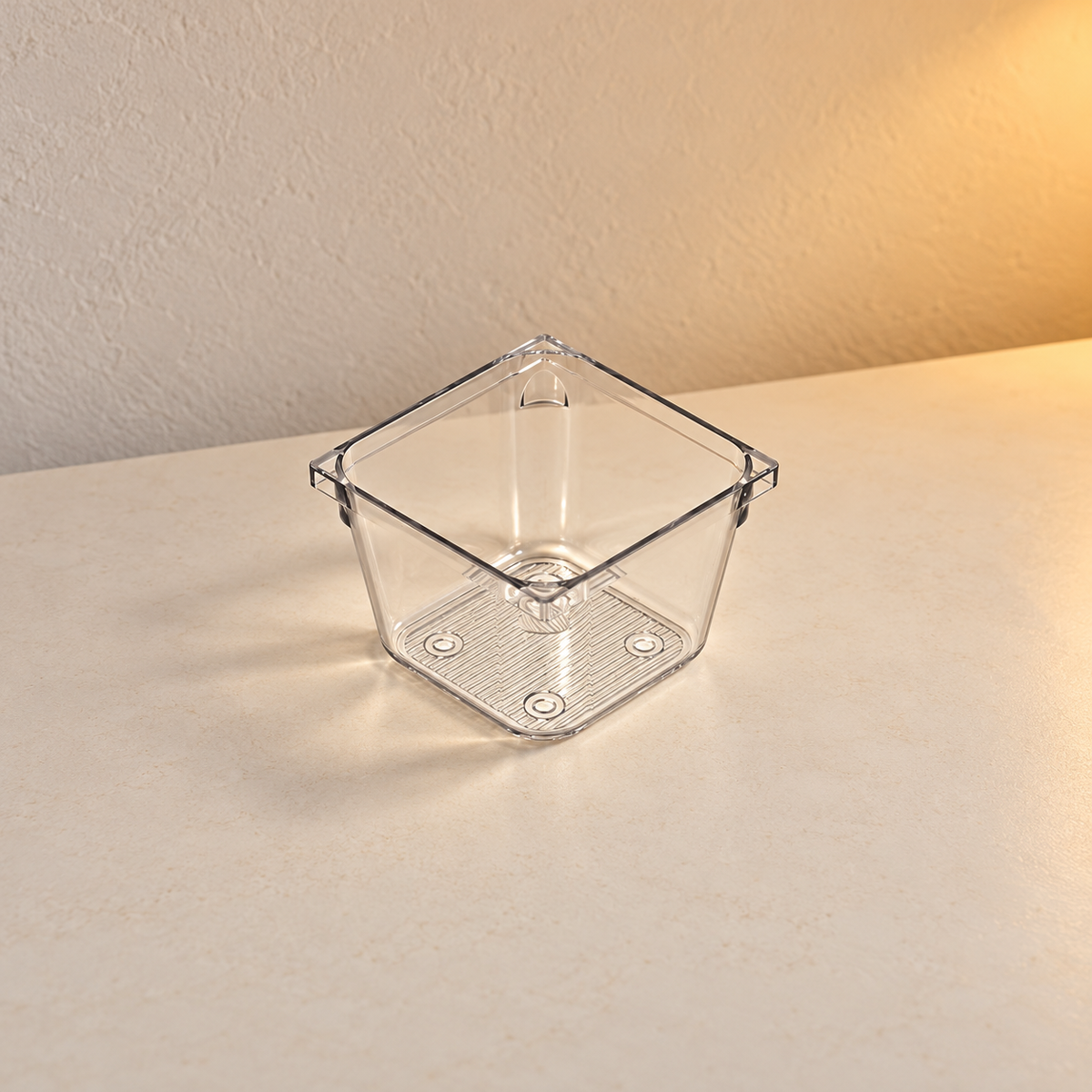 Detail eines enthaltenen Artikels aus: Schubladen-Organizer, 8er-Set, je 7,6 × 7,6 cm. Die Hauptansicht zeigt das vollständige Set.