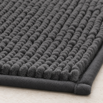 Detail eines enthaltenen Artikels aus: Badematten im 2er-Set, Anthrazit, je 50 × 80 cm. Die Hauptansicht zeigt das vollständige Set.