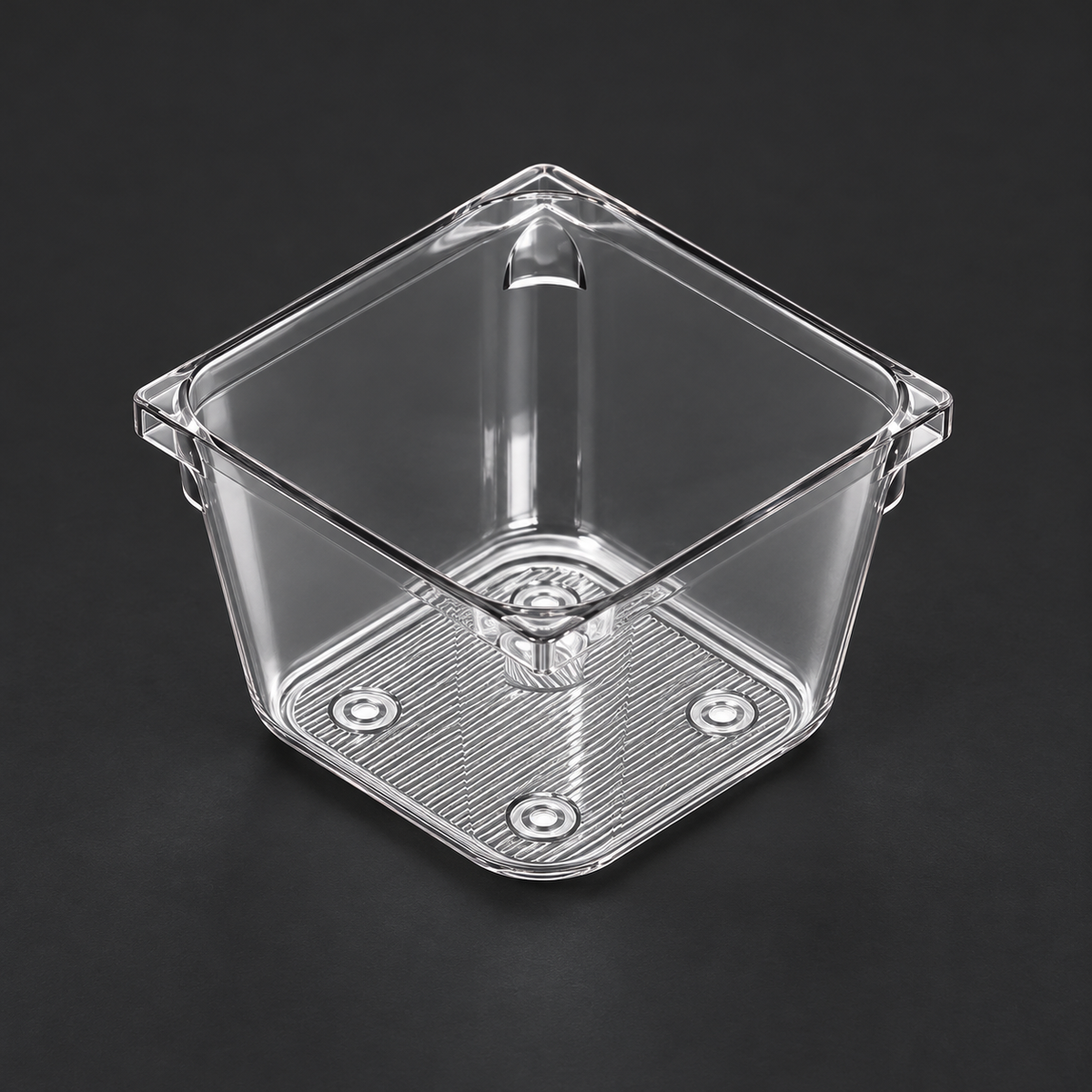 Detail eines enthaltenen Artikels aus: Schubladen-Organizer, 8er-Set, je 7,6 × 7,6 cm. Die Hauptansicht zeigt das vollständige Set.