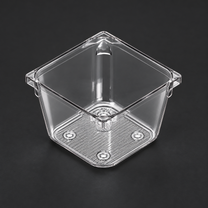 Detail eines enthaltenen Artikels aus: Schubladen-Organizer, 8er-Set, je 7,6 × 7,6 cm. Die Hauptansicht zeigt das vollständige Set.