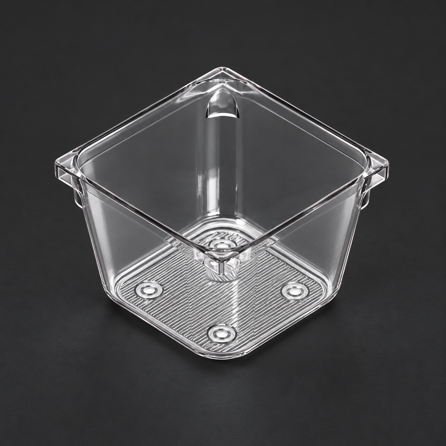 Detail eines enthaltenen Artikels aus: Schubladen-Organizer, 8er-Set, je 7,6 × 7,6 cm. Die Hauptansicht zeigt das vollständige Set.
