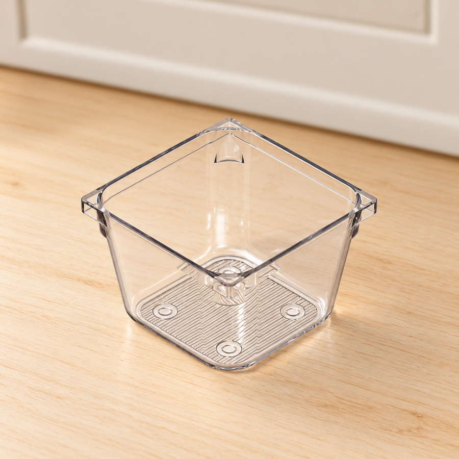 Detail eines enthaltenen Artikels aus: Schubladen-Organizer, 8er-Set, je 7,6 × 7,6 cm. Die Hauptansicht zeigt das vollständige Set.