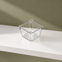 Detail eines enthaltenen Artikels aus: Schubladen-Organizer, 8er-Set, je 7,6 × 7,6 cm. Die Hauptansicht zeigt das vollständige Set.