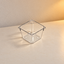 Detail eines enthaltenen Artikels aus: Schubladen-Organizer, 8er-Set, je 7,6 × 7,6 cm. Die Hauptansicht zeigt das vollständige Set.