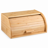 Ansicht 1: Brotkasten mit Rollklappe.