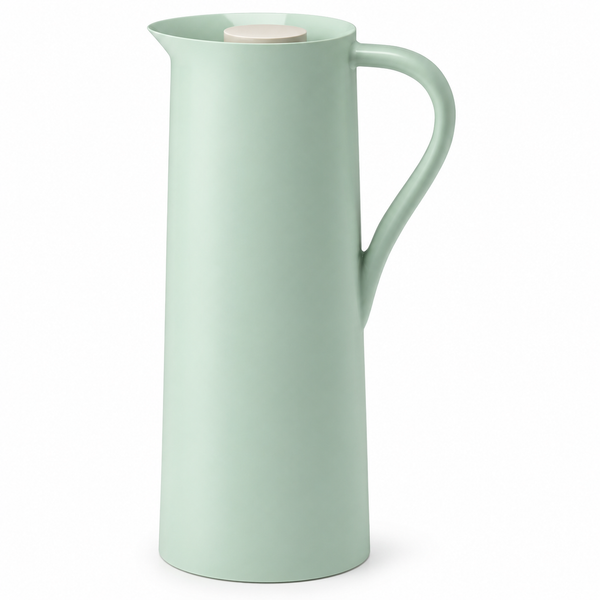 Isolierkanne, Hellgrün/Beige, 1 Liter